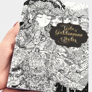 Read more about the article Gods and Goddesses of India by Kanika Gupta: A unique colouring books for adults