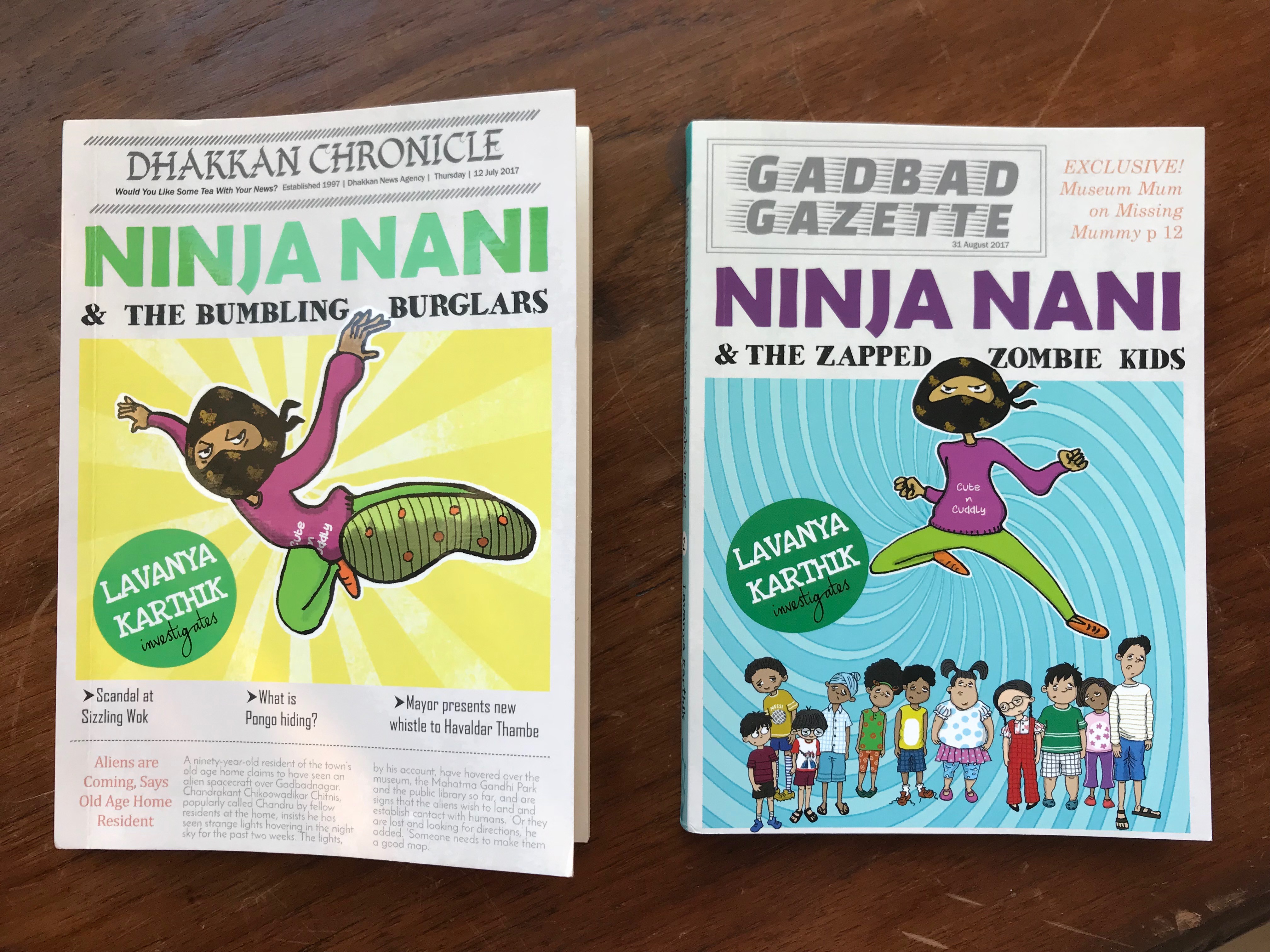 Read more about the article Ninja Nani to the rescue! An enthralling book-duo by Lavanya Karthik