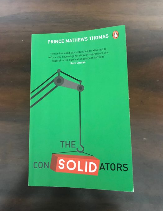 The Consolidators by Prince Mathews Thomas, a book on entrepreneurs