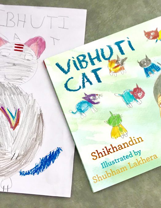 Vibhuti Cat  is a story about a differently abled child and how he sets off on the path to personal growth armed with his love for art and a loving family!