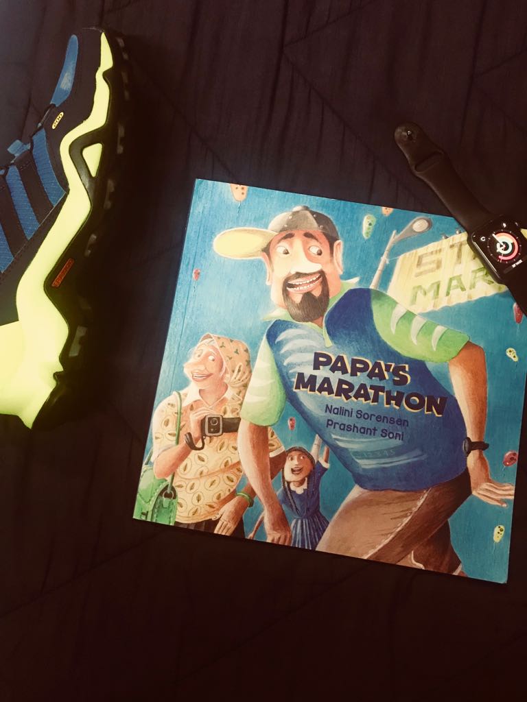You are currently viewing Papa’s Marathon by Nalini Sorensen, illustrated by Prashant Soni