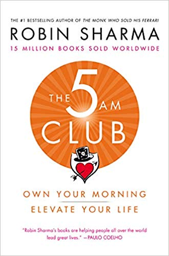 The 5 AM Club by Robin Sharma shows that owning your mornings and starting them off in an exemplary manner may well be the path to success.