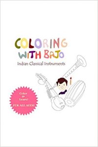 Read more about the article Enter the vibrant world of Indian classical music….colour pencils in hand with Coloring with Bajo