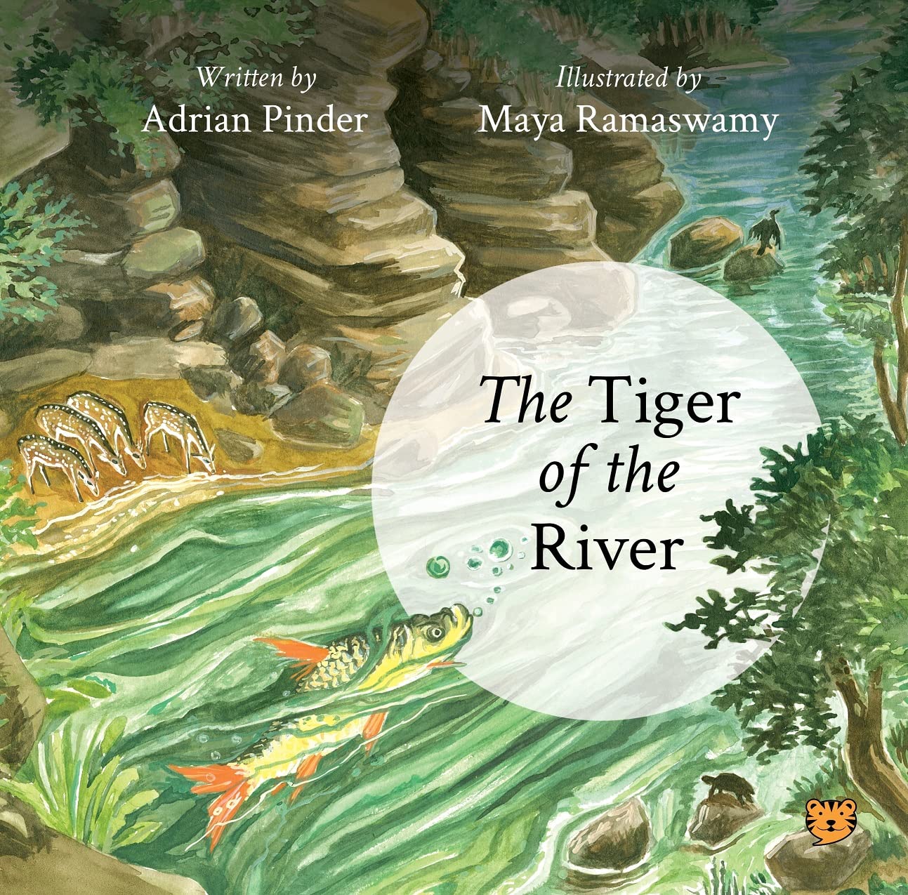You are currently viewing The Tiger of the River by Adrian Pinder, illustrated by Maya Ramaswamy 
